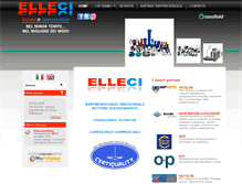 Tablet Screenshot of elleci-rappresentanze.it